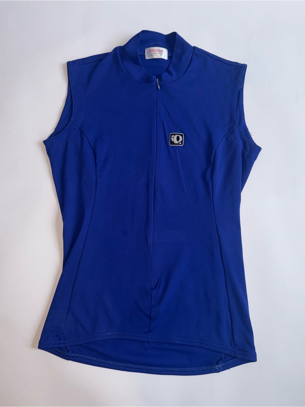 Vintage Pearl Izumi Women’s Size 10 Cycling Jersey Blue Sleeveless Made in USA